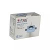 Oczko V-TAC gips GU10 kwadrat wpuszczane G-K białe+chrom VT-866-CSQ 5 lat gwarancji